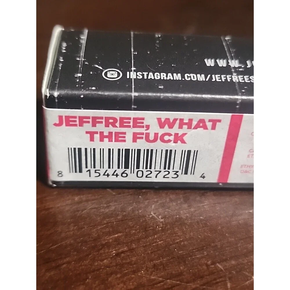 JEFFREE STAR Cosmetics Velour Liquid Lipstick Jeffree, What The Fuc In Box